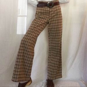 1970s Sears plaid pants